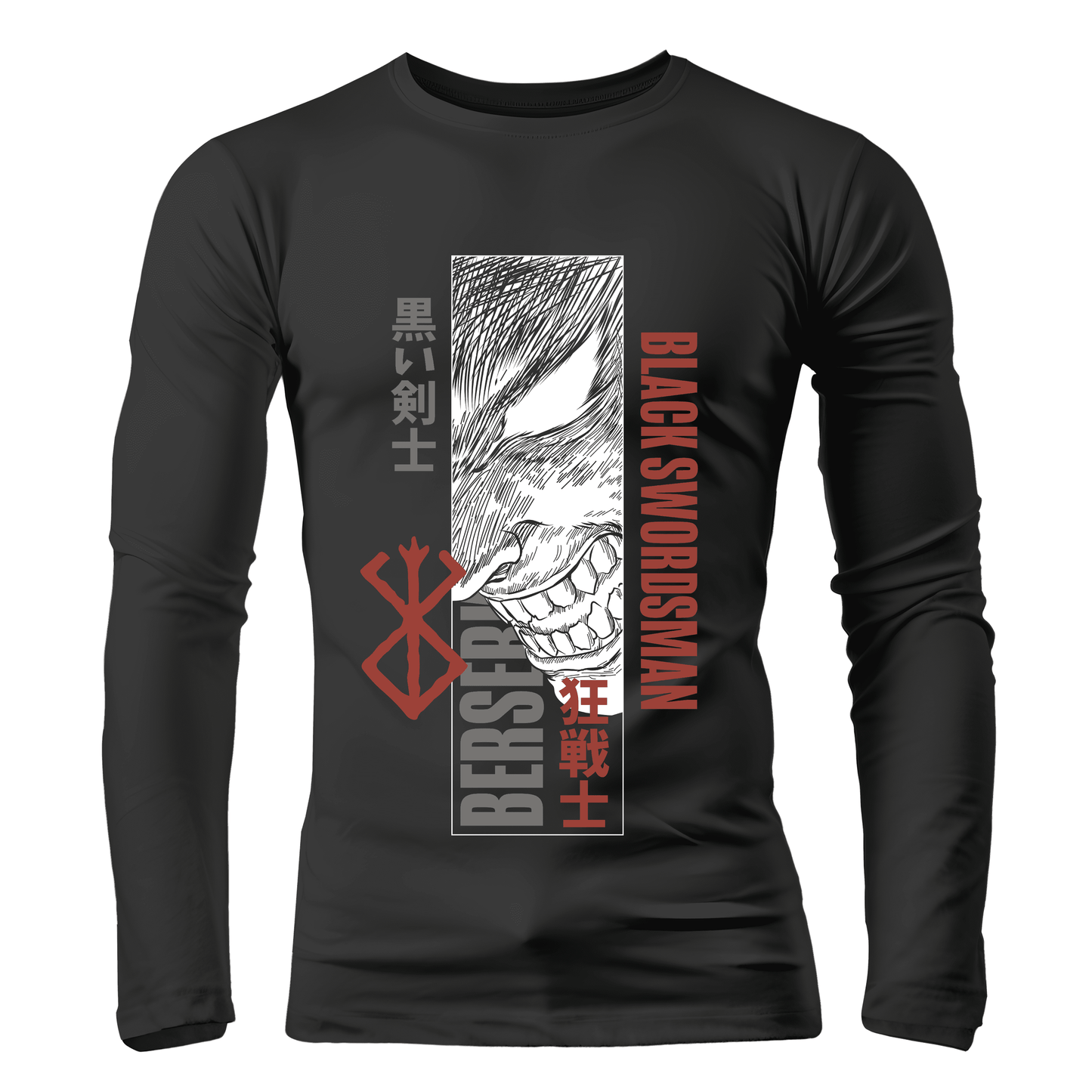 Compression Shirts Black Swordsman - Berserk - Clan Undou